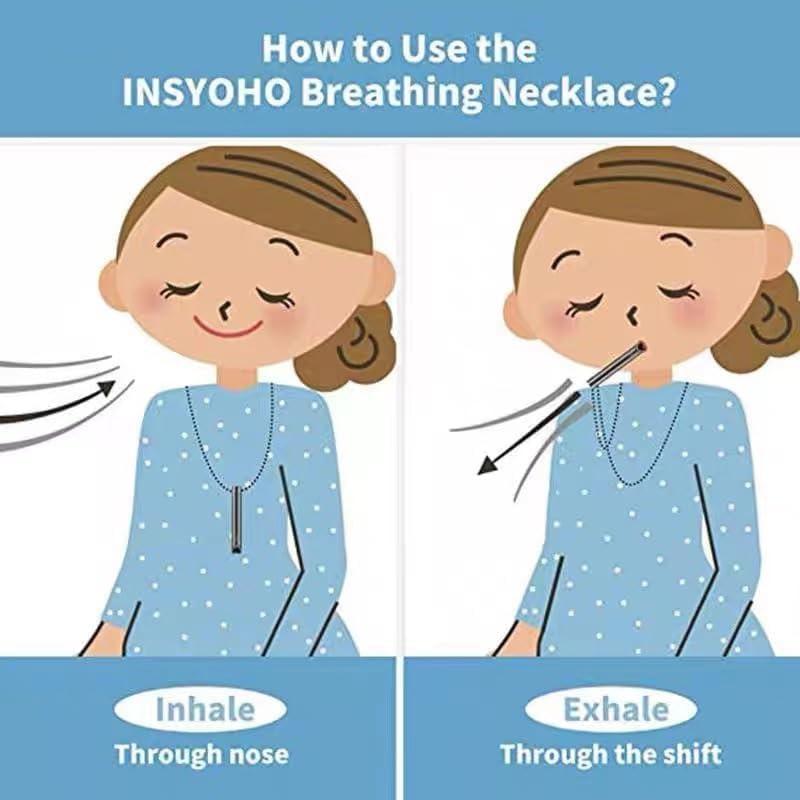 INSYOHO Stress And Anxiety Relief, Anxiety Necklace, Anxiety Relief