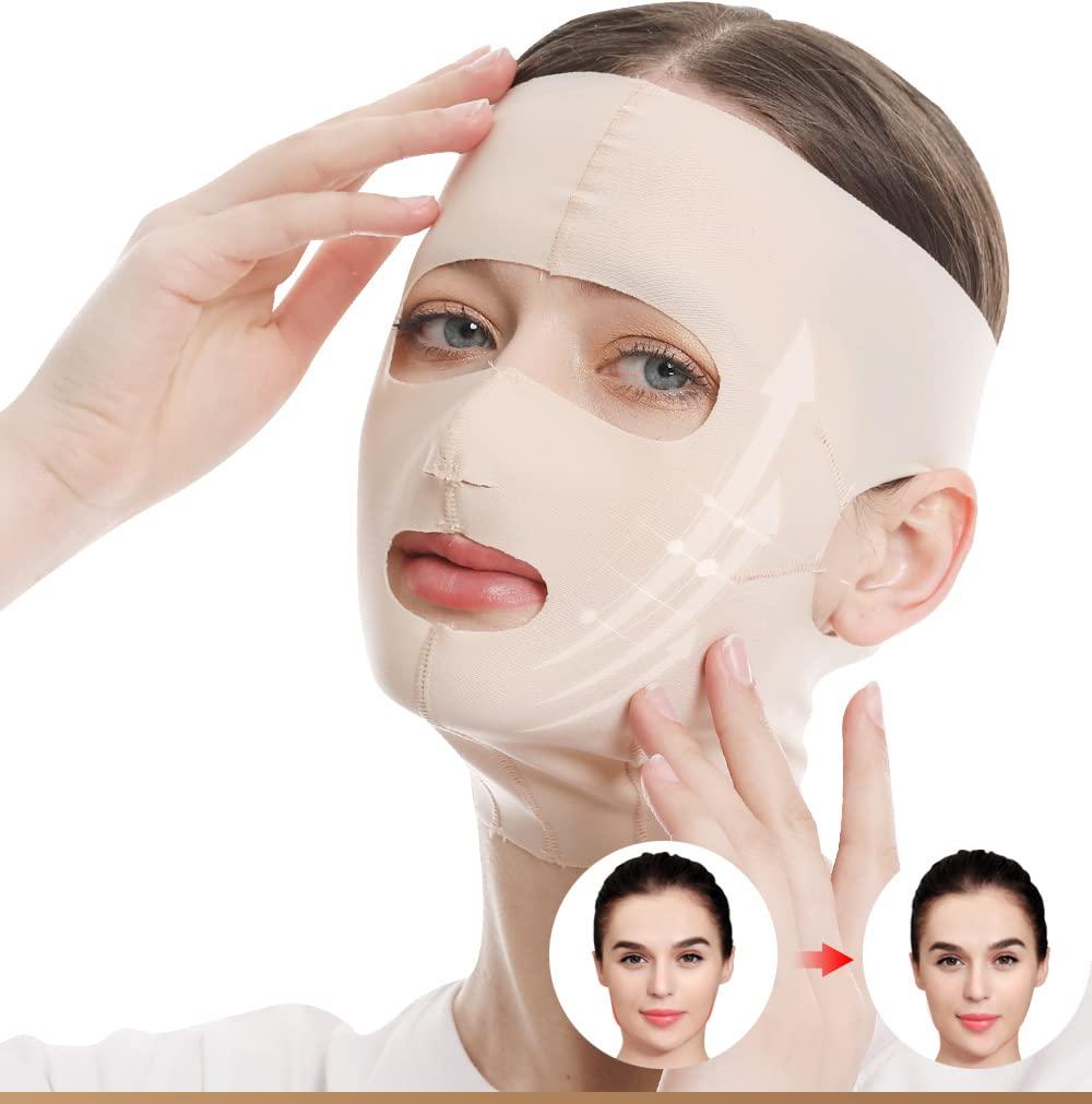 Face Slimming Bandage Facial Lift Up Belt Thin Neck Sleeping Face-Lift  Reduce Double Chin Bandage Face Shaper Skin Care Belt Nudel