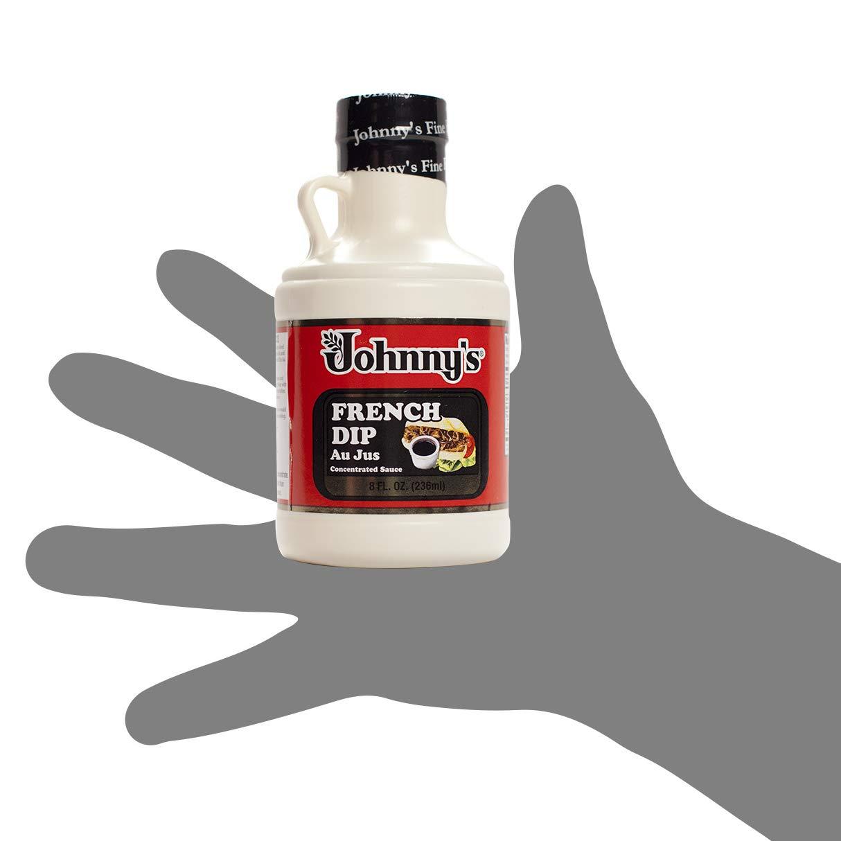 Johnny's French Dip Au Jus Concentrated Sauce, 8 Fl Oz (Pack of 6)