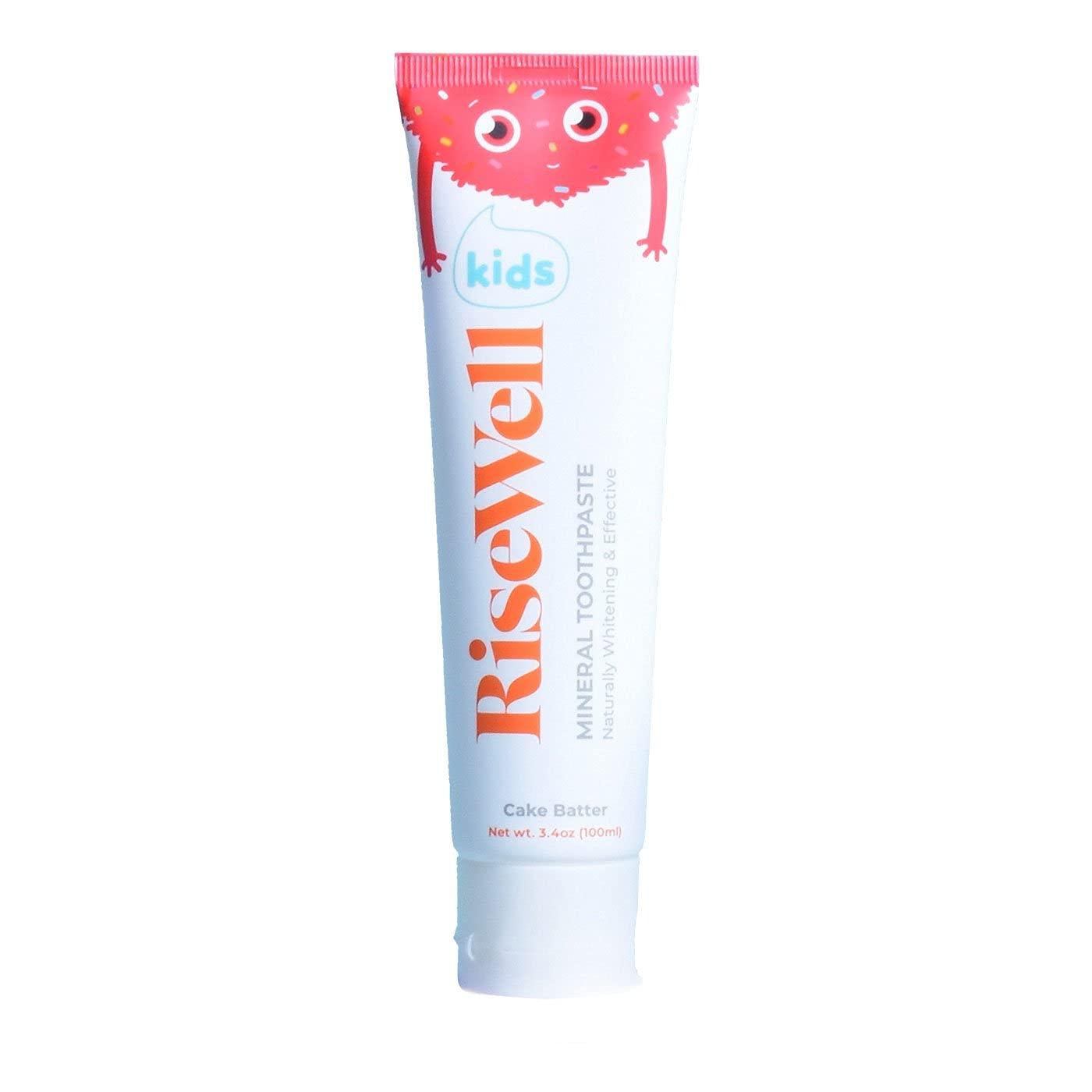 Risewell Kids Cake Batter Hydroxyapatite Toothpaste 3.4oz (1 Pack)