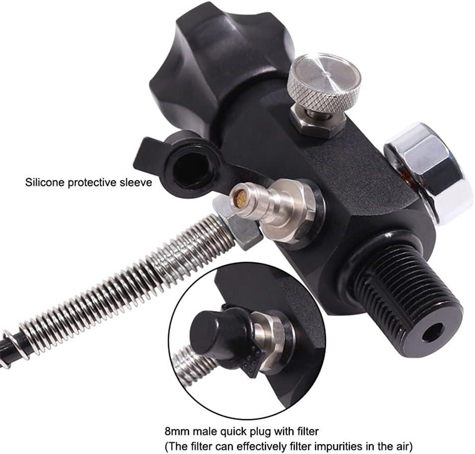 Owfeel M18x1.5 DIN Valve Scuba Adapter with Gauge 4500psi Working