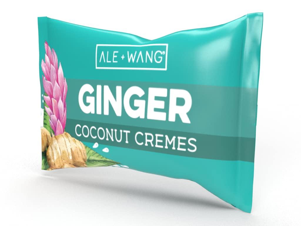 ALE + WANG Ginger Coconut Cremes Hard Candy Made with Natural Ginger