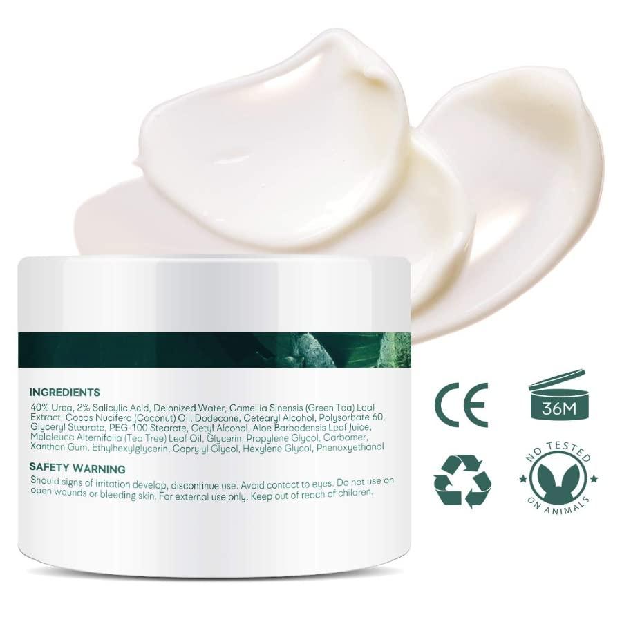 Ellocy Urea 42 Foot Cream, Salicylic Acid, 4.2 Oz, Best Callus Remover