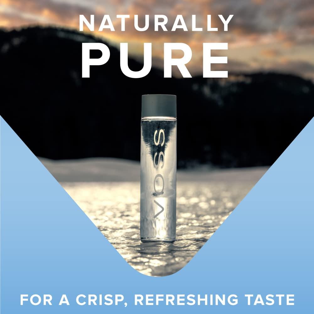 VOSS Premium Still Bottled Water 500ml 24 Count Pack BPA Free PET