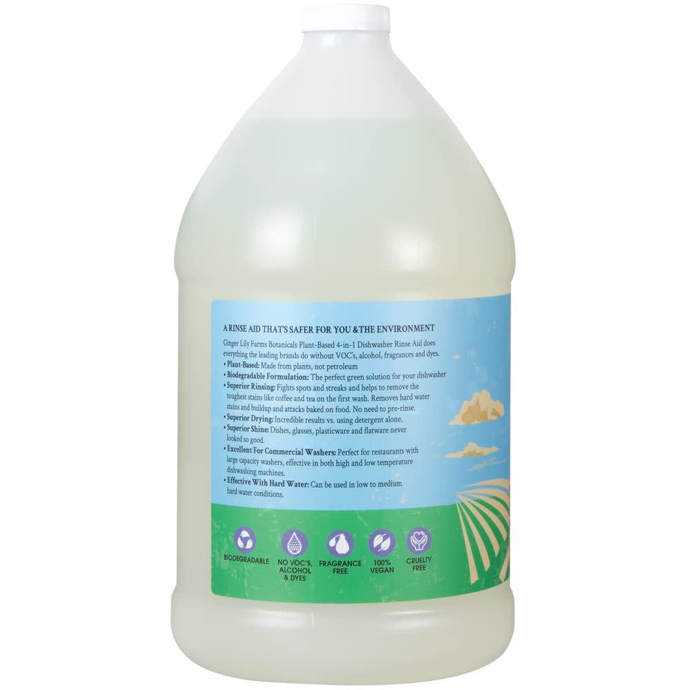 Ginger Lily Farms Botanicals PlantBased 4In1 Dishwasher Rinse Aid