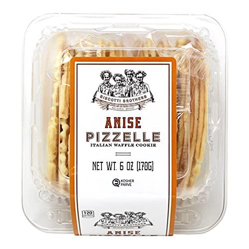 Biscotti Brothers Bakery Pizzelle Cookie, Anise, 6 Ounce