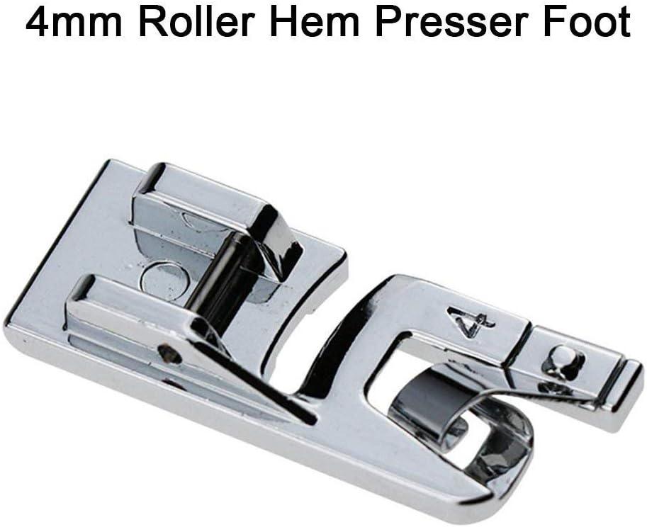 Sewing Machine Rolled Hemmer Hem Foot Brother Presser 3mm 4mm 6mm