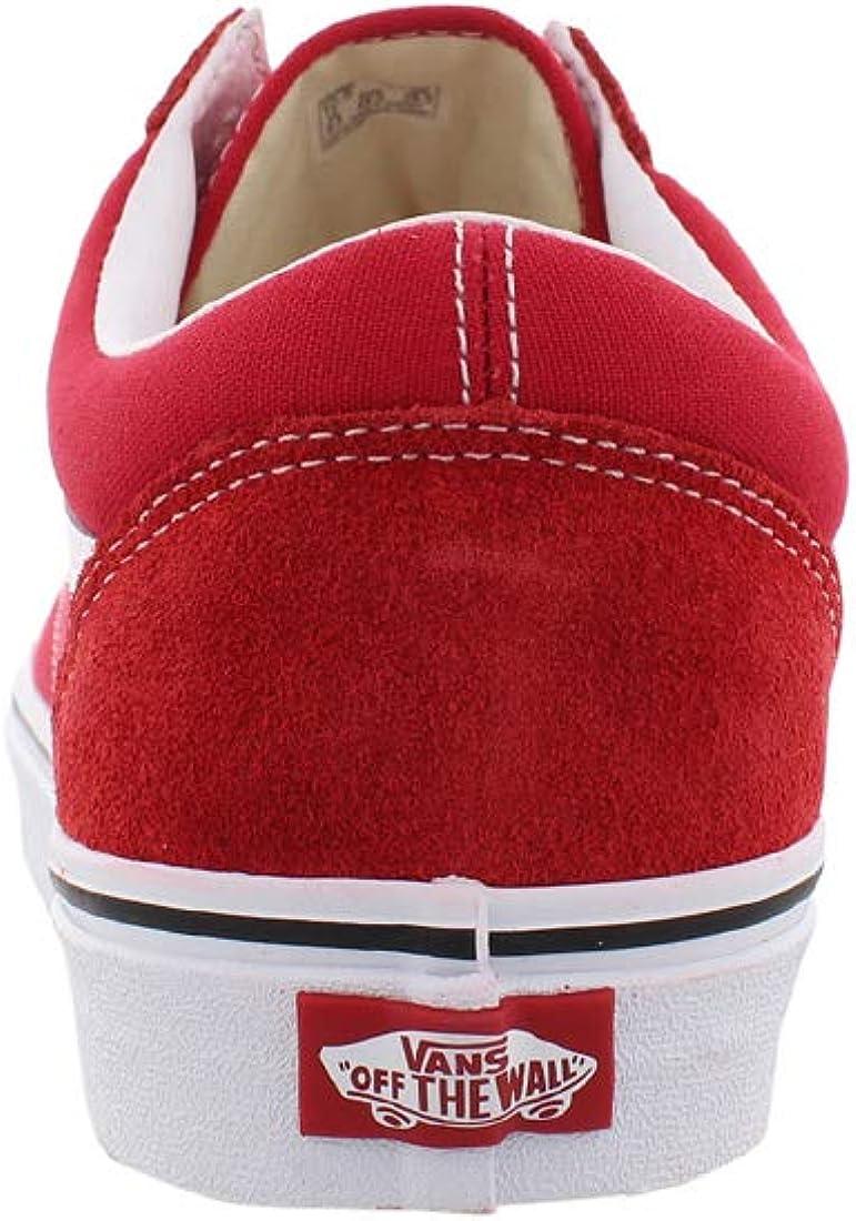 Amazon.com: Vans Authentic Red Canvas Womens Trainers Size 9.5 US :  Clothing, Shoes & Jewelry