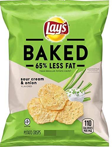 Lay's Baked Sour Cream & Onion Flavored Potato Crisps, 1.375 ...