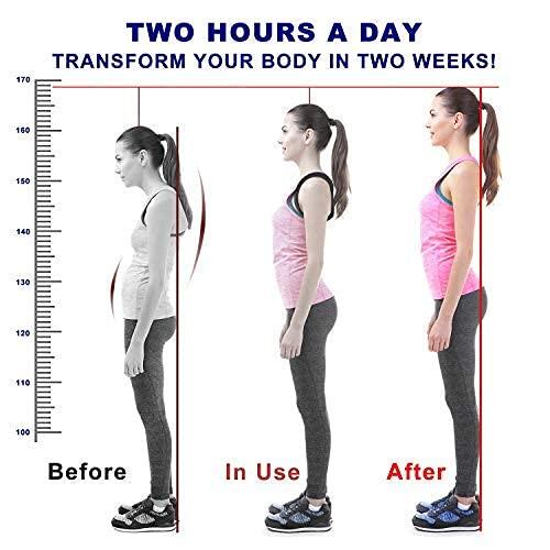 Posture Corrector Upper Back Brace Neck Shoulder Back Support Brace Pain  Relief Belt For Women Men Braces Spine Straightener Breathable Full  Adjustable Chest sizes from 25 to 48
