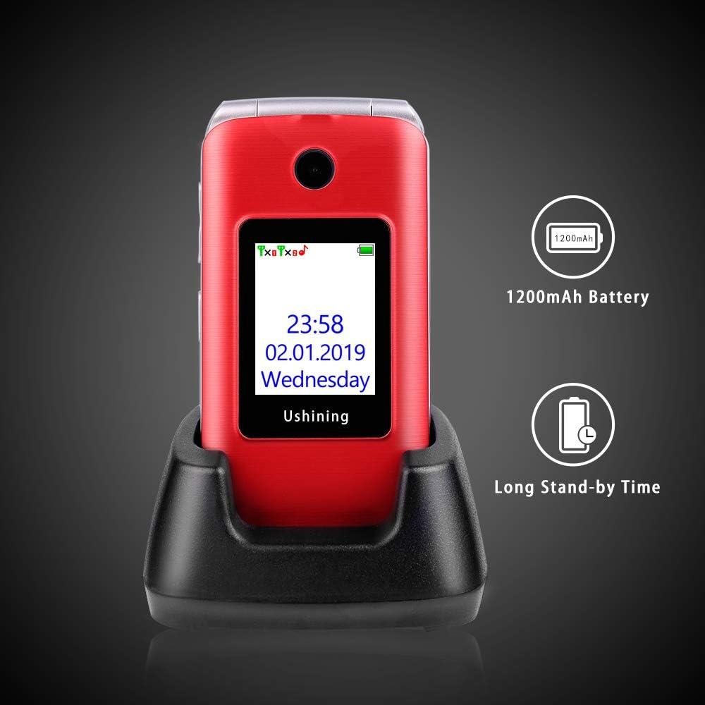 Artfone C1 mobiele telefoon voor senioren met grote toetsen, SOS