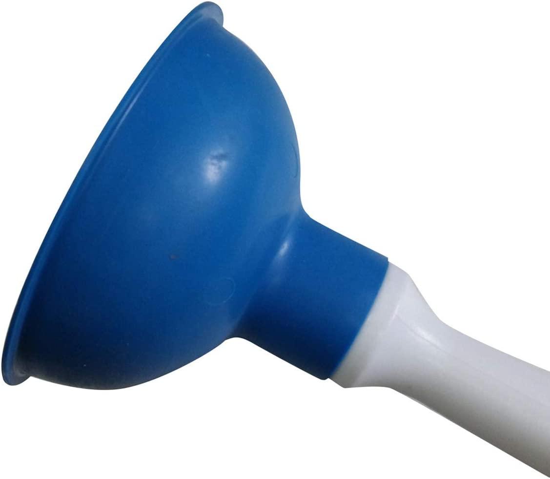 Coralpearl Hand Drain Plunger Small Force Pump Cleaner Plumber Helper