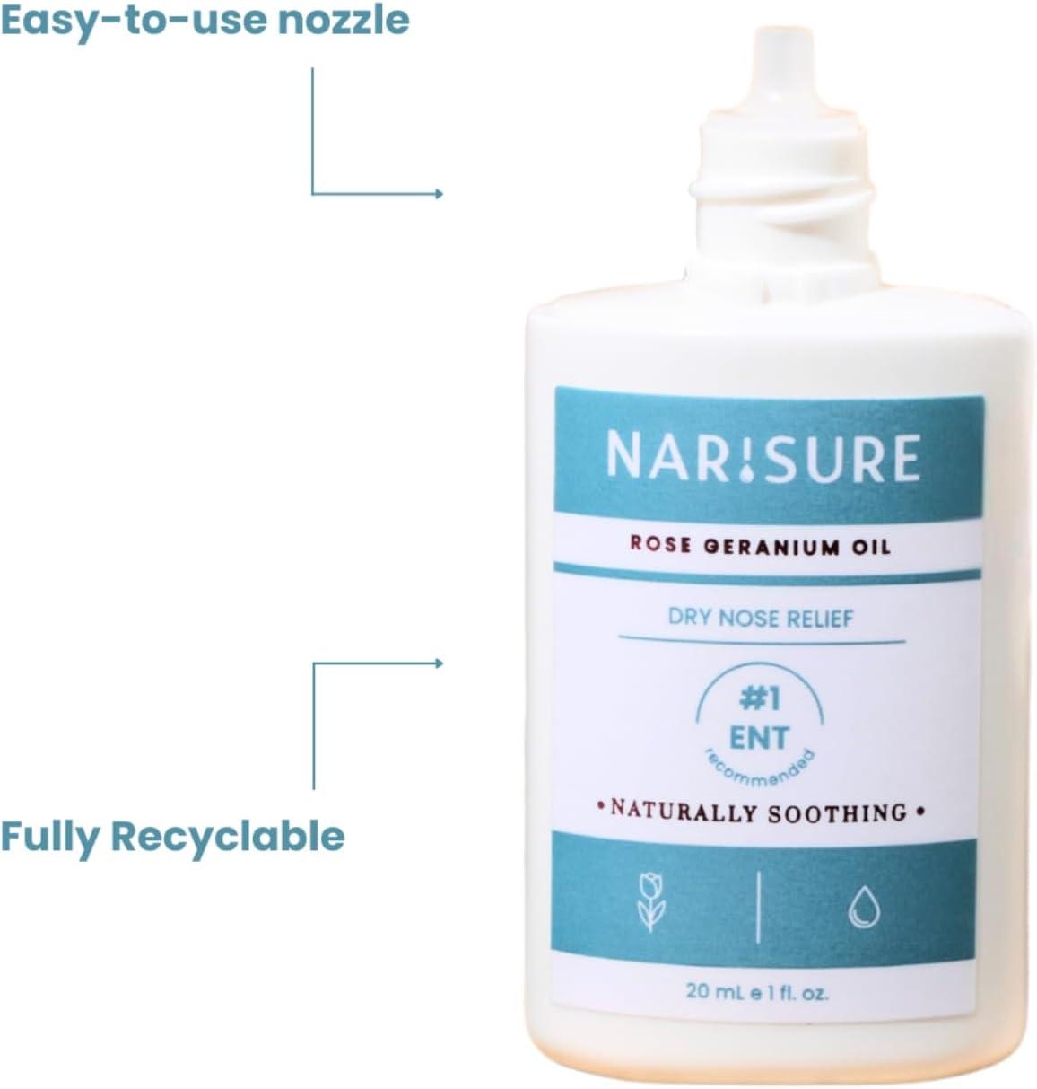 Dry Nose Relief Oil 20ml | Doctor Recommended Nasal Moisturizer | Natural  Rose Geranium & Vitamin E | Soothing Emollient with Dropper Applicator |  Buy Now with Express International Delivery