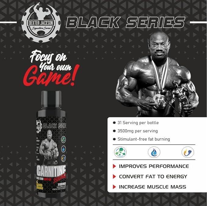l carnitine dexter jackson Buy Dexter Jackson Black Series L-Carnitine 3500 Mg - 473.28 Ml (31  Servings Blue Raspberry) | International Shipping Available | Buy Now with  Express International Delivery