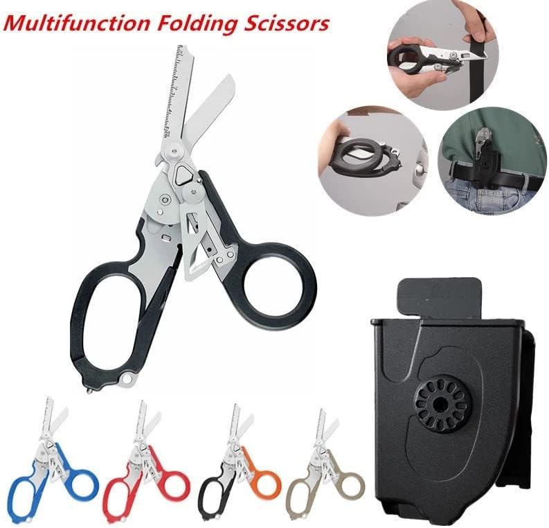 Multifunction Leatherman Raptors First Aid Tactical Folding Scissors  Outdoor Survival Tool Combination Tactical Scissors - AliExpress