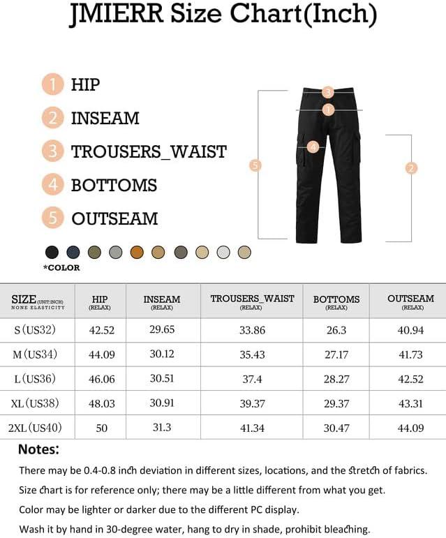 Cargo Pants Size Chart – ROOKIES