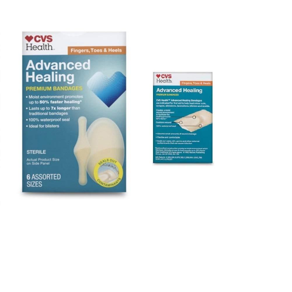 CVS Health Advanced Healing Hydrocolloid Bandages for Fingers, Toes