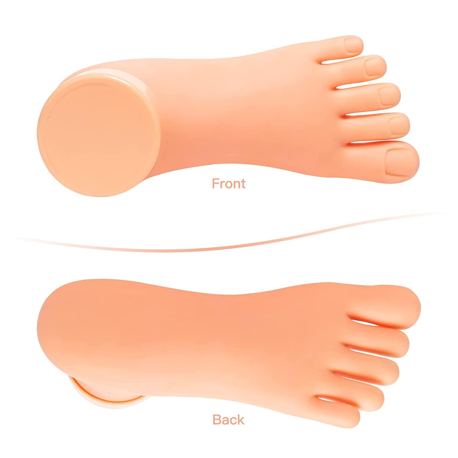 Silicone Feet Soft Fake Feet for Practice Tattooing