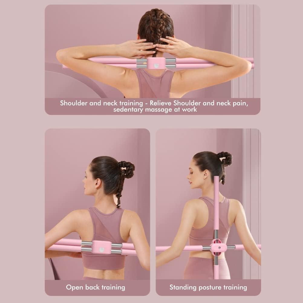 Posture Correction Exercises 2pcs Yoga Sticks For Back Posture