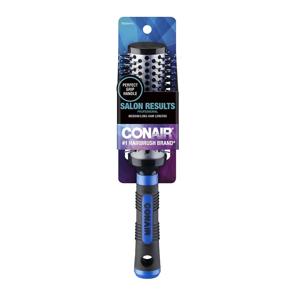 Conair Metal Round Brush for BlowDrying, Hairbrush for Men and Women