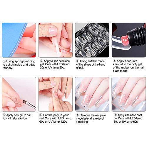 Buy Ahier Nail Forms, 100PCS Acrylic Butterfly-Shape Self Adhesive Gel Nail  Extension Nail Forms for DIY Tool UV Gel Forms Guide Stickers Online at  Lowest Price Ever in India | Check Reviews