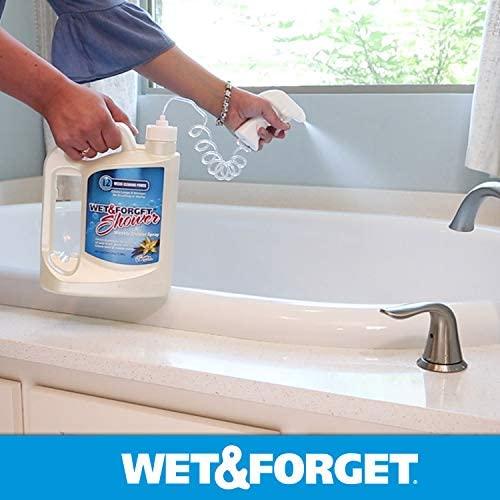Wet & Shower Cleaner 64oz 4 Pack MultiSurface, No Scrub