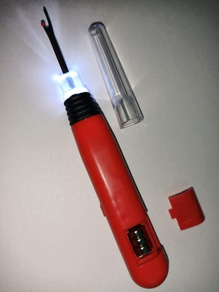 Lighted Seam Ripper, batteries included, replaceable