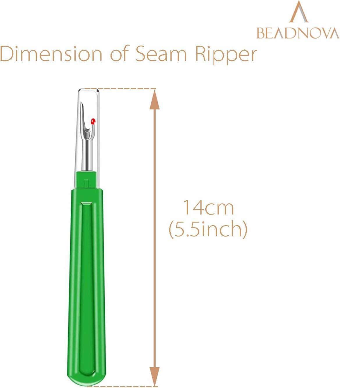 BEADNOVA 4pcs Seam Ripper Set for Crafting Sewing, Thread & Tag Remover ...