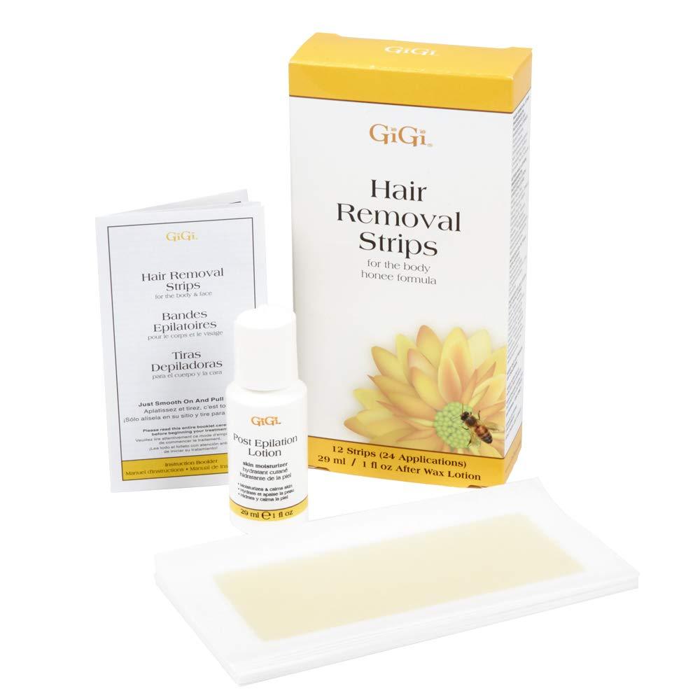 GiGi Hair Removal Strips for the Body PreWaxed with GiGi AllPurpose