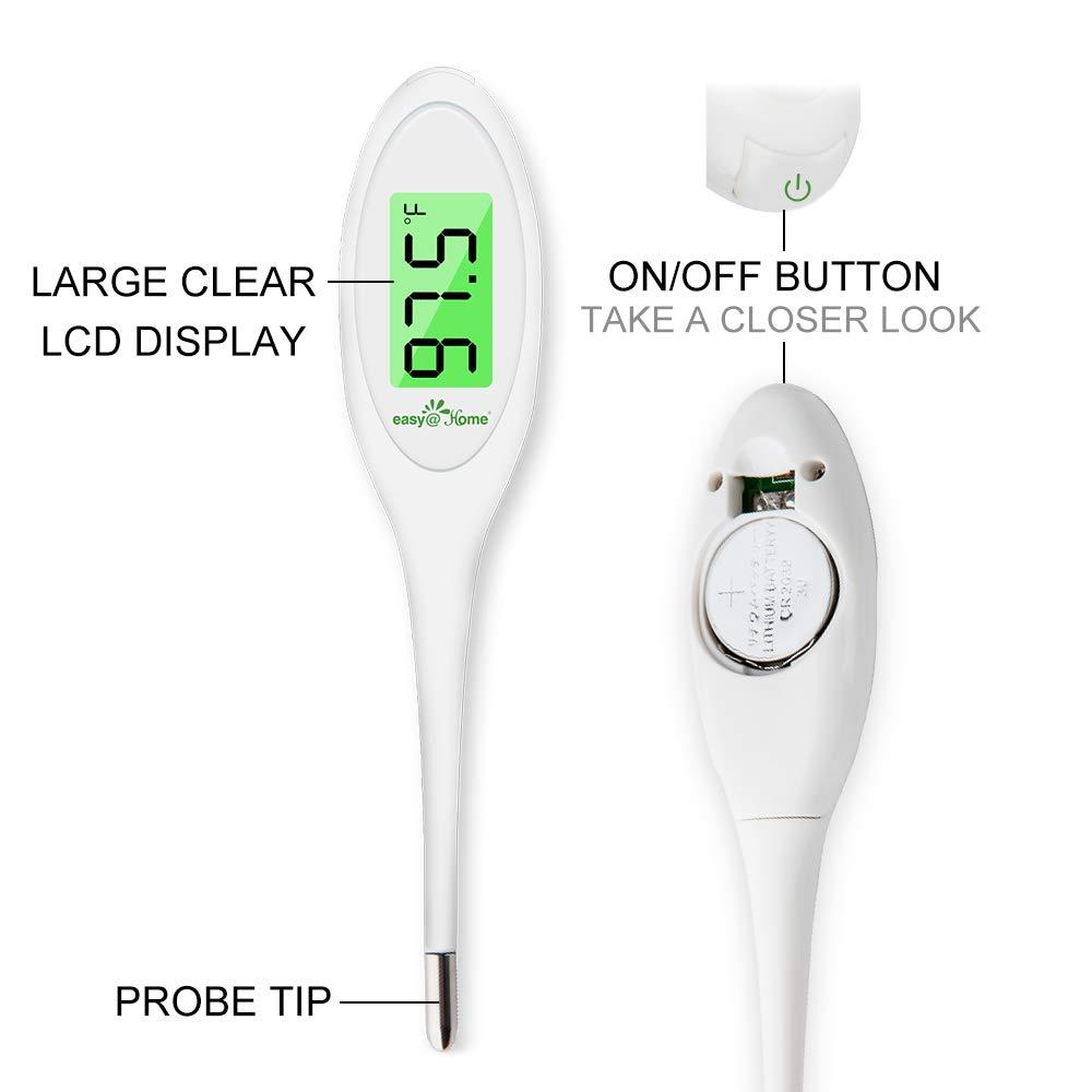 Oral discount thermometer color