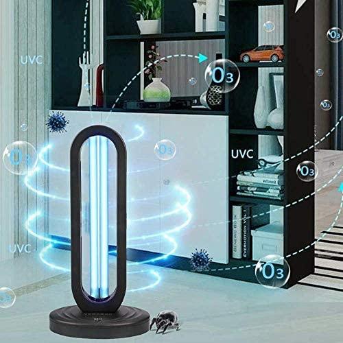 UVILIZER Tower Portable UV Light Sanitizer Lamp w Remote Control 38W UVC Disinfection Bulb Kills Germs Bacteria Virus For Home Baby Room Office USA