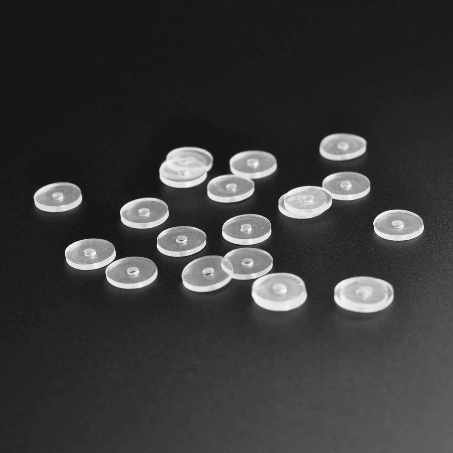 Wesiti 300 Pcs Clear Piercing Disc for Piercing Bump 3/5/7/9/11/13 mm  Earring Backs Earring Supports for Heavy Earrings Plastic Discs Pads  Stabilizer Piercing Cover Earlobe Support Patches, 6 Sizes : :  Fashion
