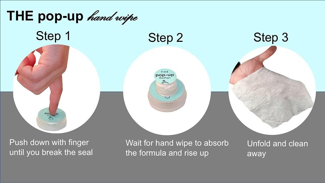 Desoma Care PopUp Hand Wipe Towelettes 12 Count Travel Size