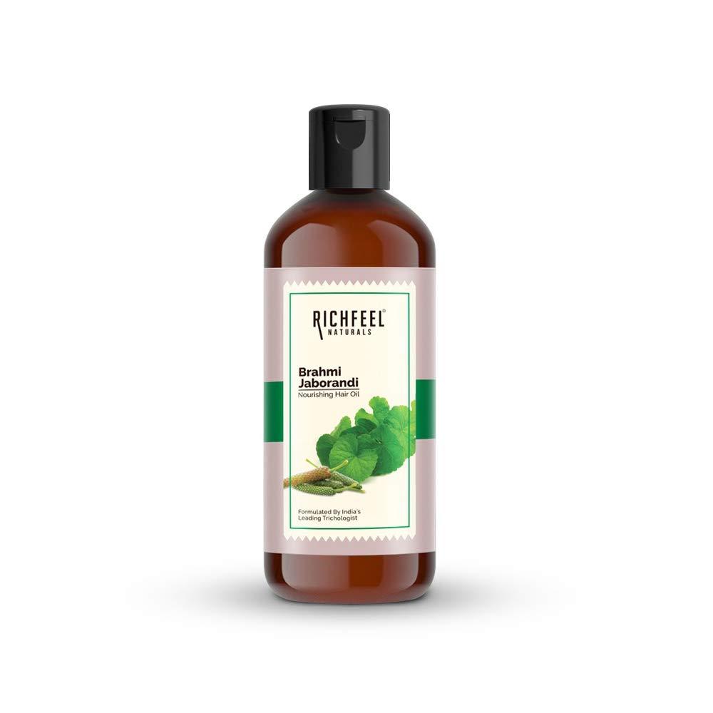 Richfeel Brahmi Jaborandi Hair Oil 100ml Promotes Hair Growth and