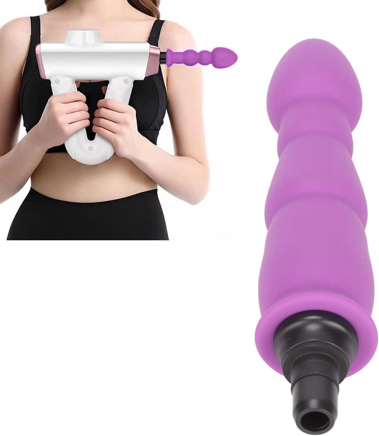 Upgrade Your Massage Gun: Replacement Heads for Deep Muscle Relaxation -  Purple 0.7 inches Attachment | Buy Now with Express International Delivery 