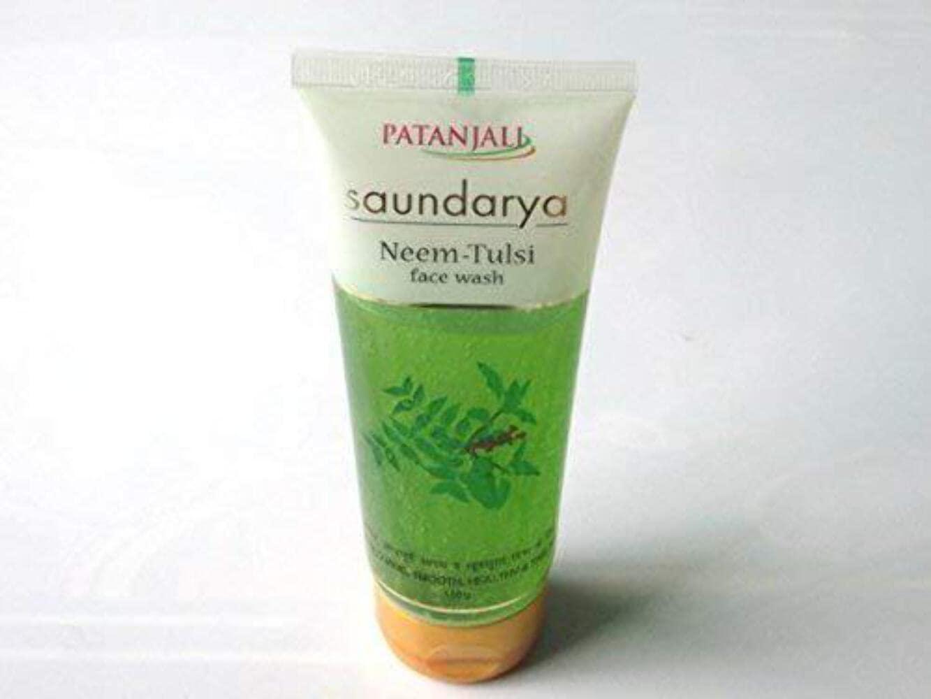 Patanjali Saundarya NeemTulsi Face Wash 100g