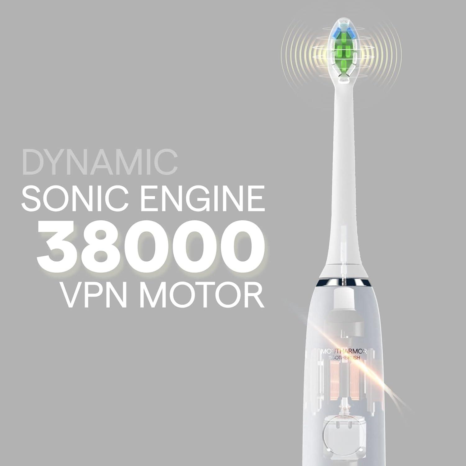 MOUTHARMOR Mouth Armor Electric Toothbrush Sonic Toothbrush with Travel