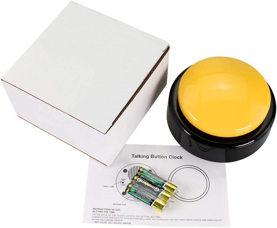 Large Button Alarm Clock Talking Clock for Visually impaired,Telling