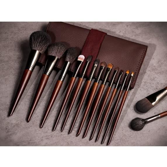 NANZANG 14 makeup brush sets, complete set of beauty tools and b 並行輸入品 4 Piece Isaac Mizrahi Makeup Cosmetic Brush Set Zip Around Pink