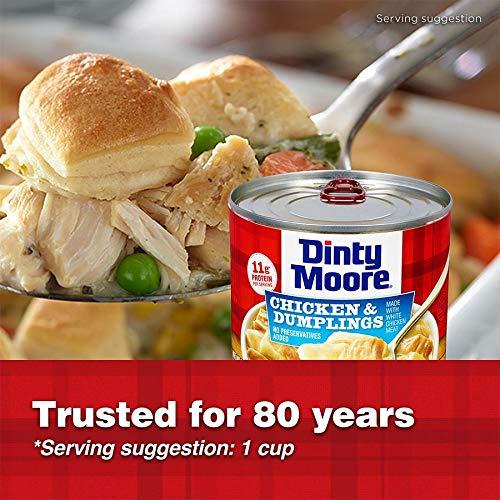 Dinty Moore Food Can, Chicken & Dumpling, 20 Oz, 8 count (pack of 1)
