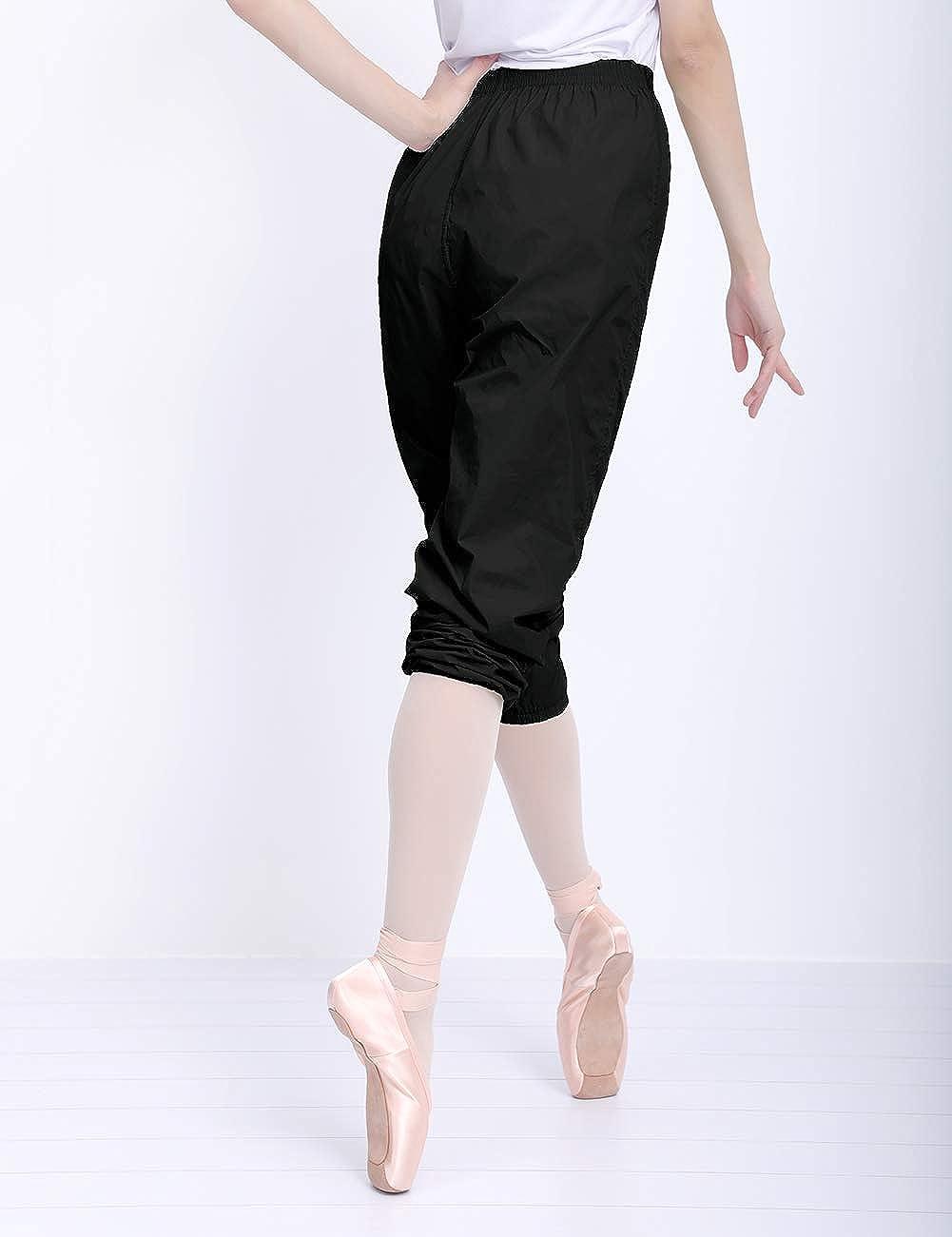  Cuulrite Women's Ripstop Ballet Dance Pants, Black