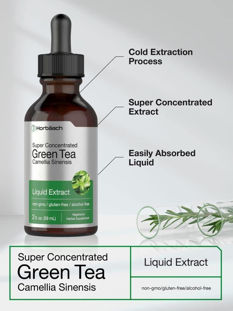 Green Tea Extract 2 fl oz - Super Concentrated Liquid Supplement ...
