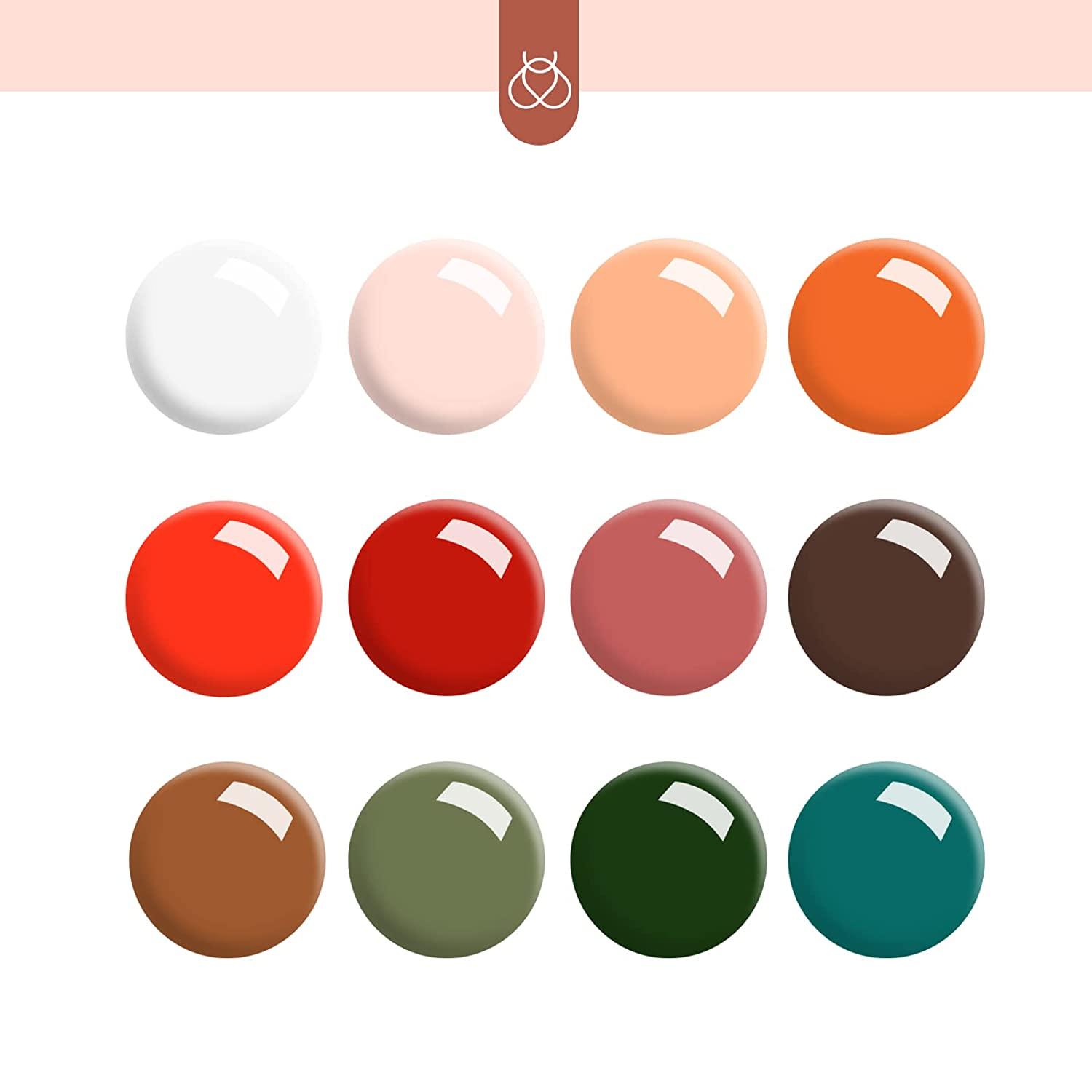 Beetles Gel Polish Nail Art Liner Gel Set Halloween Nails 12Pcs