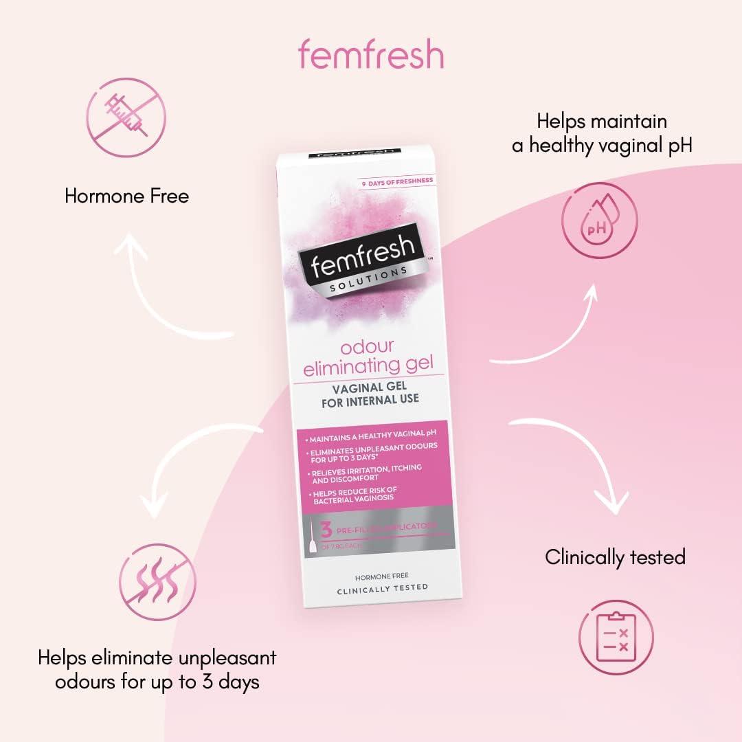 Femfresh Solutions Odour Eliminating Gel pH Balancing Treatment for