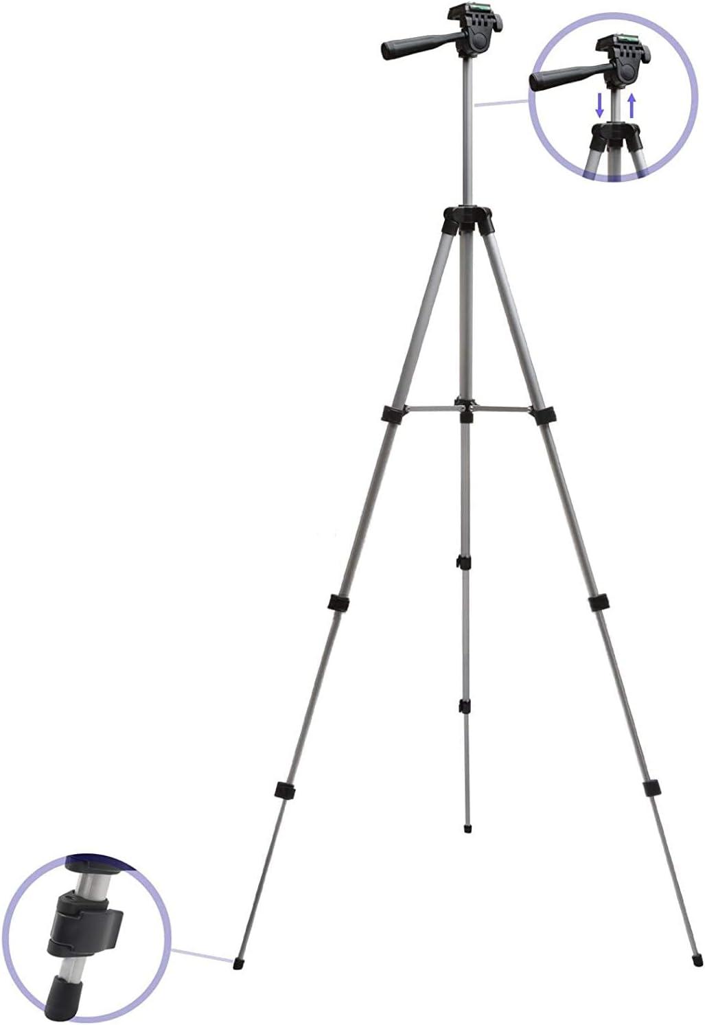 50 Aluminum Camera Tripod with Bubble Level Indicator for GoPro HERO