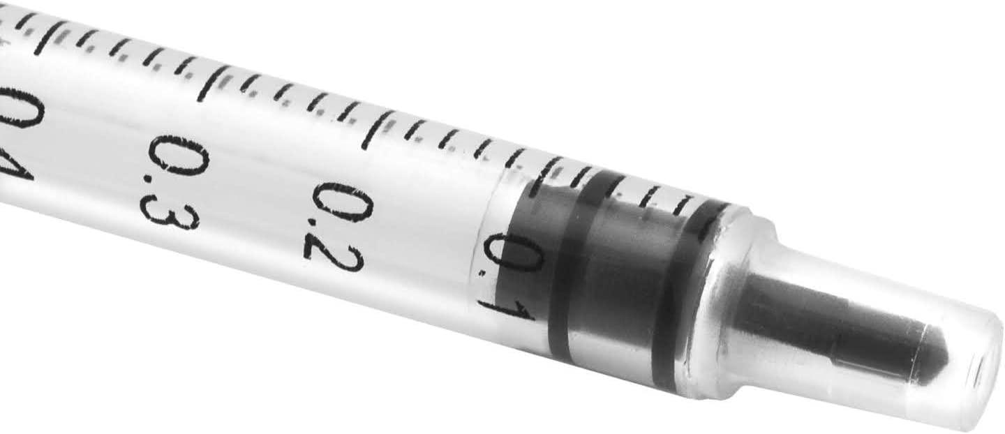 1ml Oral Syringe 100 Pack Luer Slip Tip, No Needle, Sterile for Infants, Toddlers, Small Pets