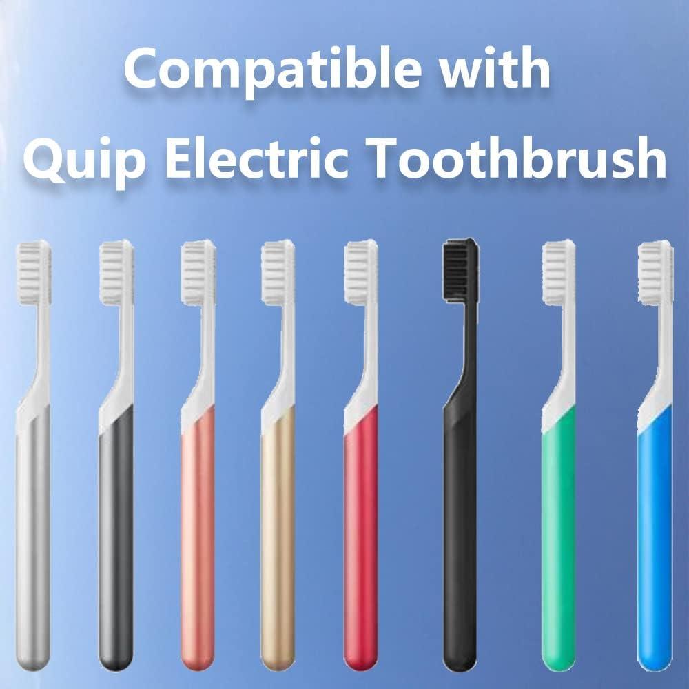 4Pack of Black Replacement Heads for Quip Electric Toothbrush