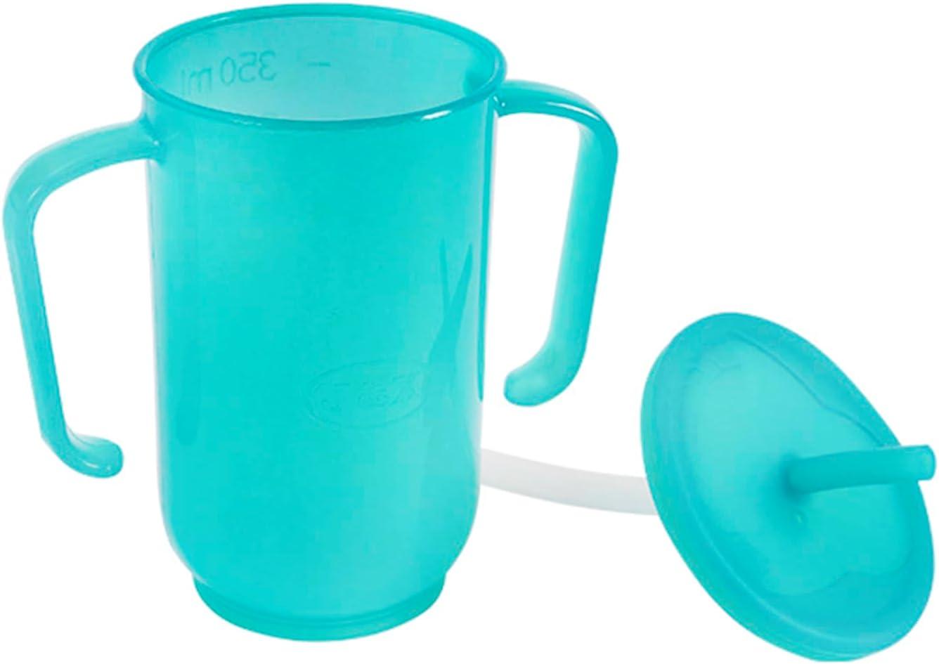 Convalescent Drinking Aids Spill Proof Feeding Cup with Extended Straw