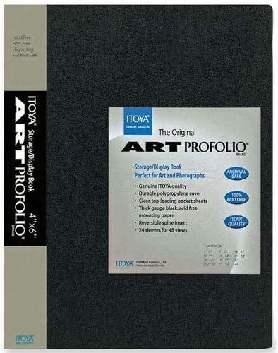 Art Portfolio Binder 8.5X11 - (Black) Portfolio Folder For Artwork Letter  Size
