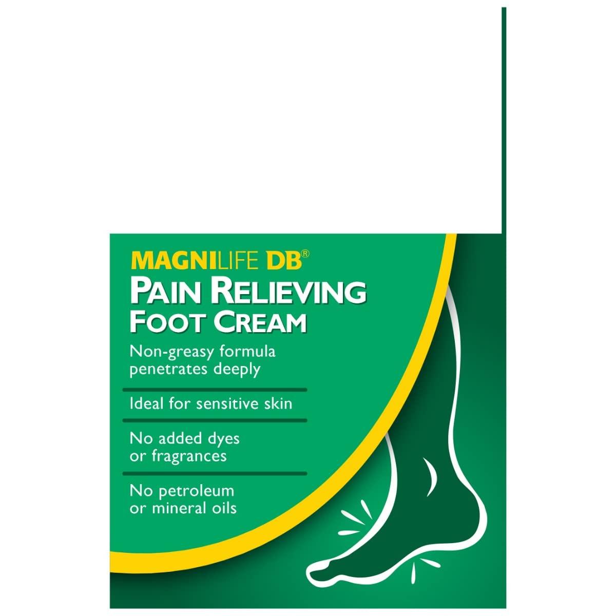 MagniLife DB Pain Relieving Foot Cream, Calming Relief for Burning